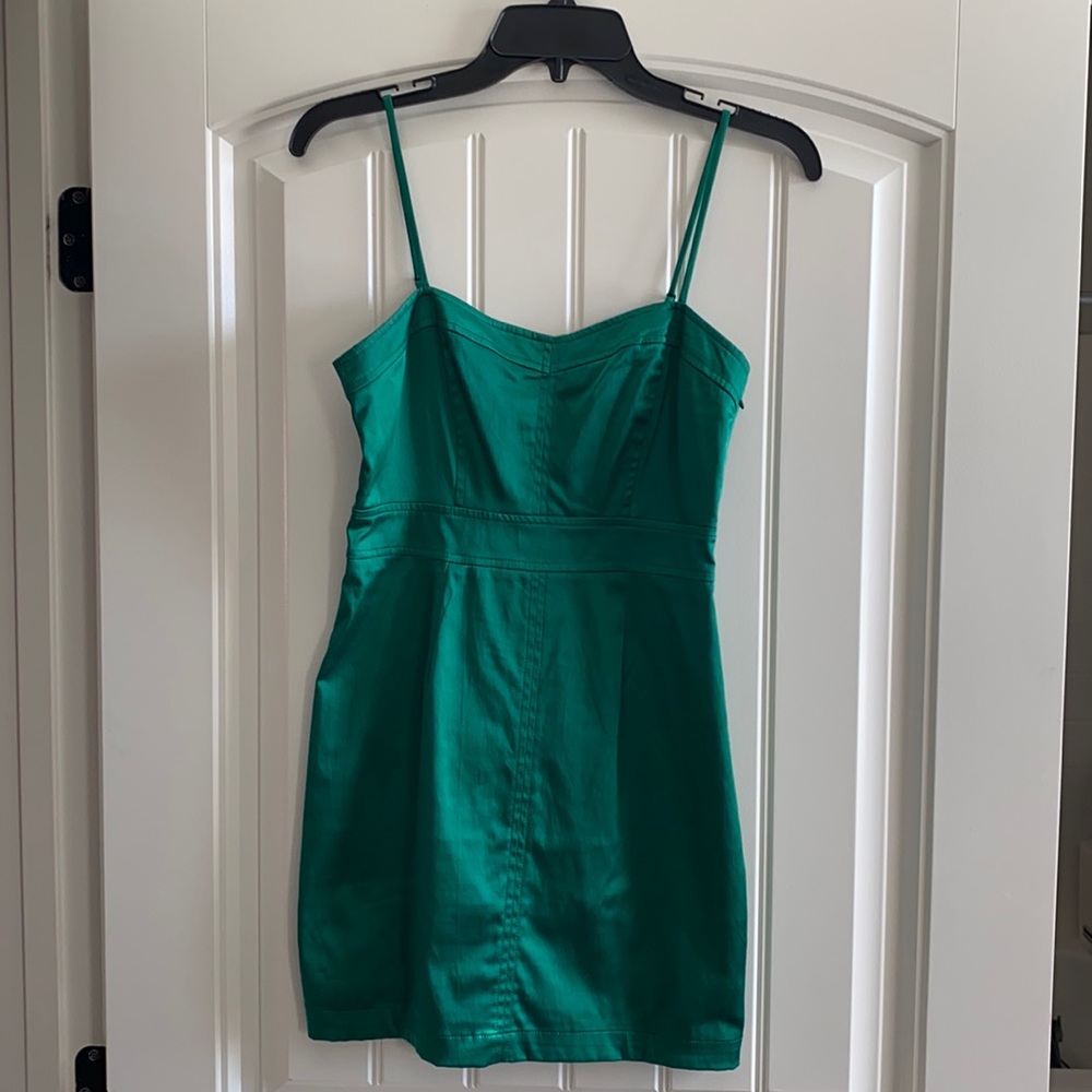 Emerald green - tank top/dress